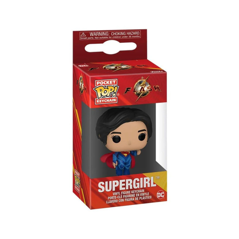Funko Pocket Pop! Keychain: The Flash - Supergirl - دمية